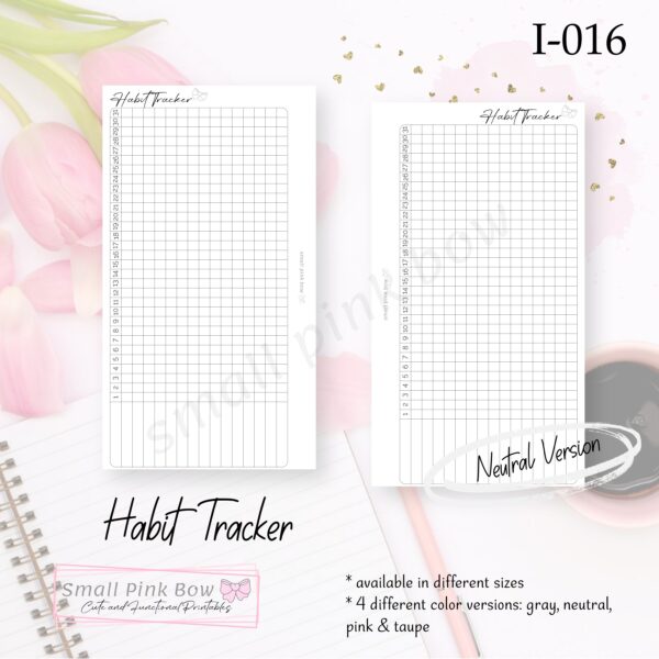 I-016: Habit Tracker - Neutral