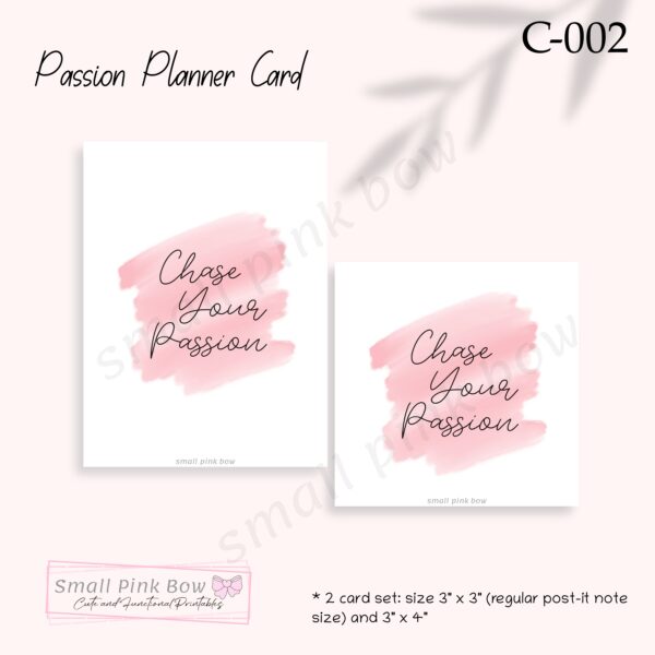 C-002: Passion Planner Card